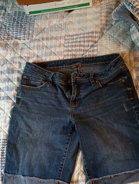 ADT Women’s Dark Blue Boyfriend Jeans Shorts